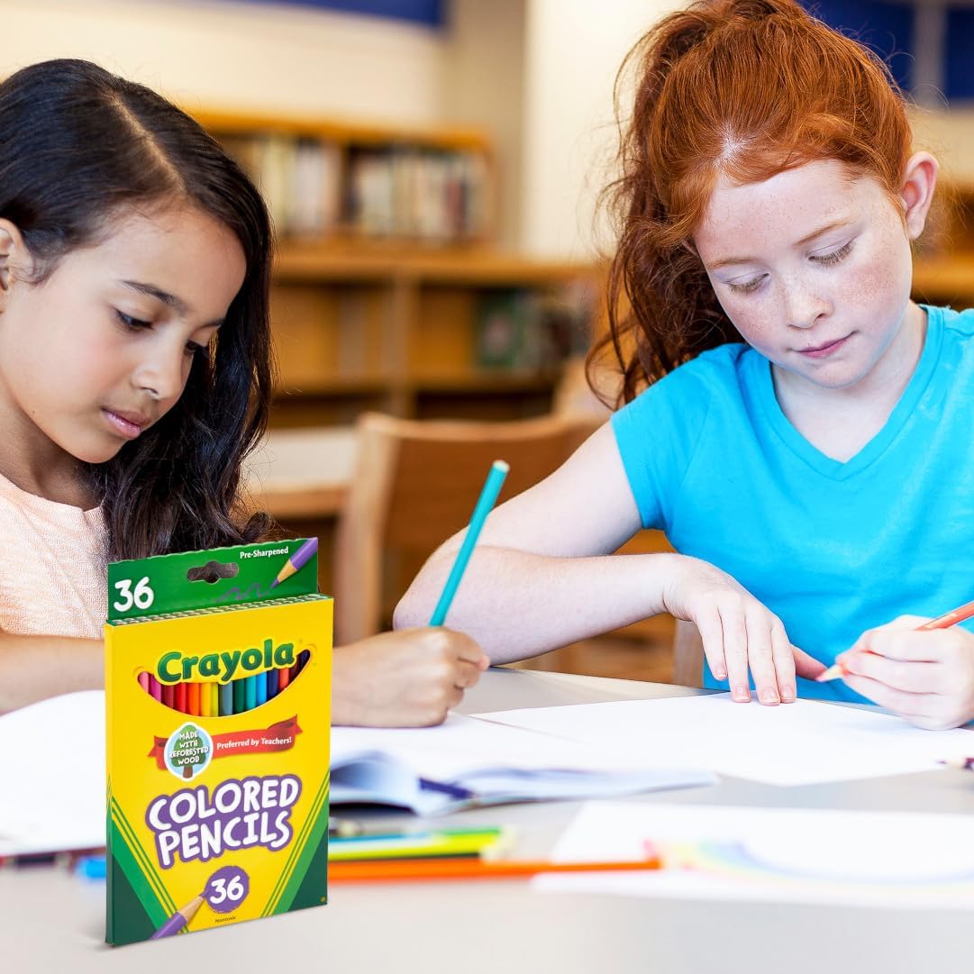 Coloured Pencils — 36 Count, Classroom and Family Set
